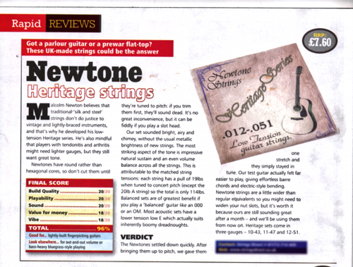 Guitar Magazine review 2007